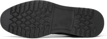 Чорні мотоциклетні черевики Bruno Marc для чоловіків, 44 EU. Шнуровка, блискавка, штучна шкіра, модель Chukka.