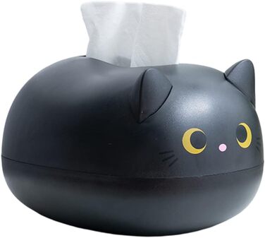 BSTCAR Tissue Box Cat 22x16x13cm Kawaii Cat Tissue Box for Bathroom, Living Room, Bedroom, Car and Office