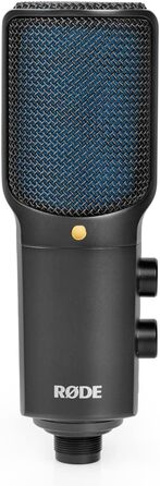 Rode NT-USB+ USB конденсаторний мікрофон + keepdrum MS138 гнучкий стійкий тримач (чорний) NT-USB+-MS138BK