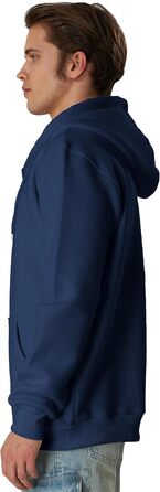 Світшот з капюшоном Smith & Soo для чоловіків (XL, темно-синій) – якісна бавовняна суміш, спортивний стиль