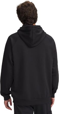 Чоловічий худі Under Armour Rival Fleece Logo з капюшоном, чорний, розмір XL