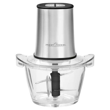Подрібнювач ProfiCook PC-MZ 1150 з скляною чашею 1л, 2 ножі з нержавіючої сталі, 2 швидкості, функція кришення льоду