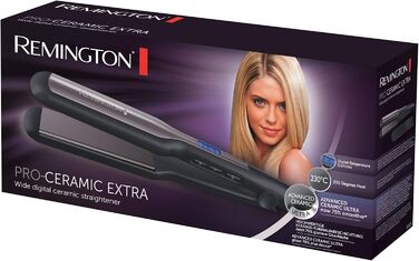 Випрямляч для волосся Remington S5525 Pro-Ceramic з широкими пластинами 45 мм, LCD-дисплей, 150-230°C, для густого волосся