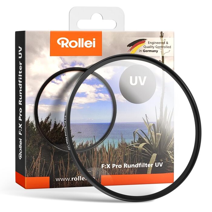 Фільтр Rollei F:X Pro Круглий (77 мм, UV) - фільтр для об'єктивів з високою точністю кольору та відсутністю відблисків