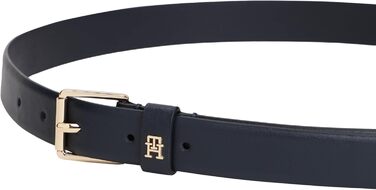 Ремінь жіночий Tommy Hilfiger Th Square 2.5 Go, регульований, синій (Space Blue), 85 см