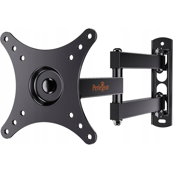 Поворотний кронштейн для телевізора Perlegear, навантаження до 20 кг, VESA 75x75/100x100