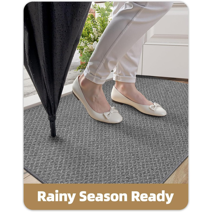 Тонкий килимок для входу COLOR&GEOMETRY: протиковзний грязезахисний килим у передпокій для дому