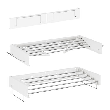 Relaxdays Wall-Mounted Clothes Rail