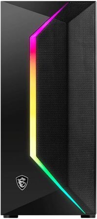 Корпус ПК MSI MPG 100R Mid-Tower для E-ATX з темперованим склом, Airflow, Mystic Light, підтримка 2x 360mm кулерів