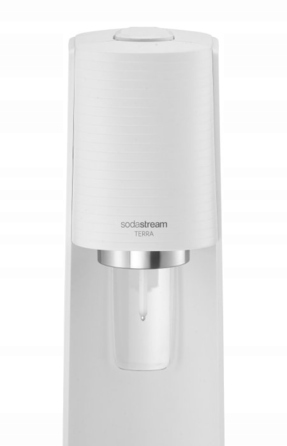Сифонізатор для газованої води SodaStream Terra, білий (балон CO2 та пляшка 1 л у комплекті)