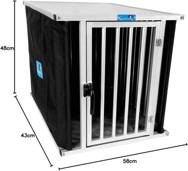 Callieway® ALU DOGBOX - алюмінієва переноска для собак (XLarge/XXLarge)