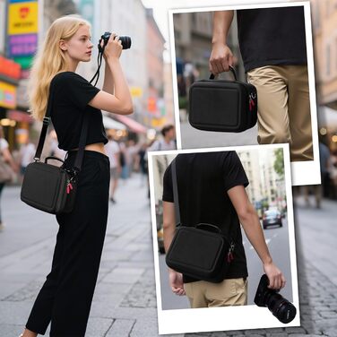 Чохол для камери ProCase для Canon EOS 2000D/250D/EOS R10/R7/Nikon/Sony/беззеркальних камер - чорний