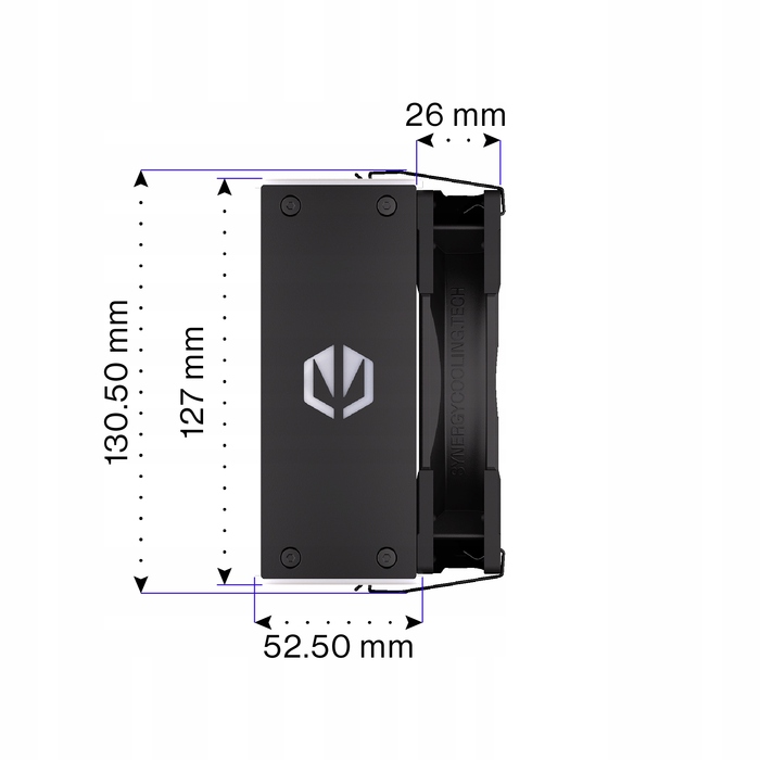 Кулер для процесора Endorfy Fera 5 Black ARGB 120мм TDP 220W