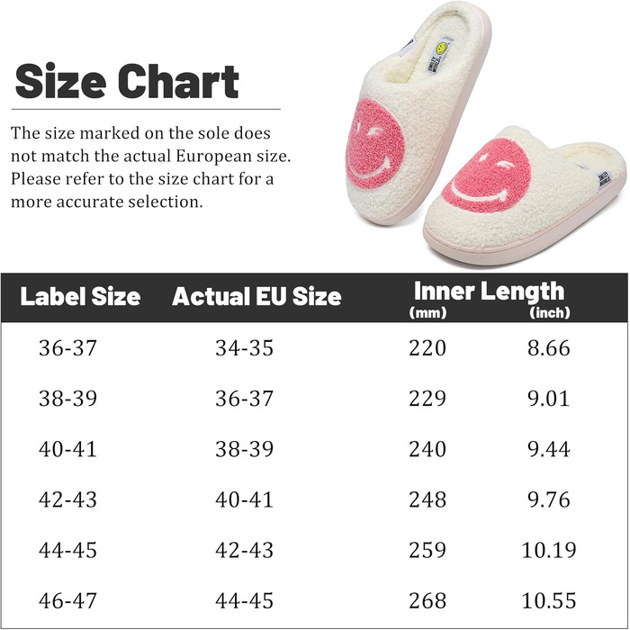 Тапочки домовик SMILEYWORLD® для жінок та чоловіків з меморі-піною, теплі, пухнасті, плюшеві, для дому, рожеві, білі, 38/39 EU