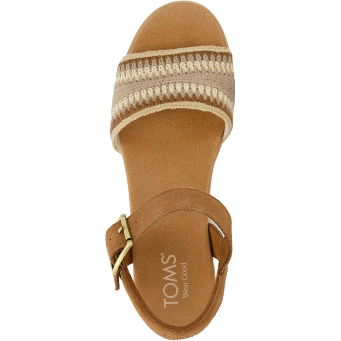 Пантолети жіночі TOMS Diana (41 EU, колір коньяк) - зручне взуття для літа