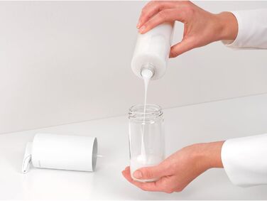 Brabantia Набір дозаторів для мила та рідини для миття посуду, 2 шт., сірий Mineral Infinite, 2 x 200 мл