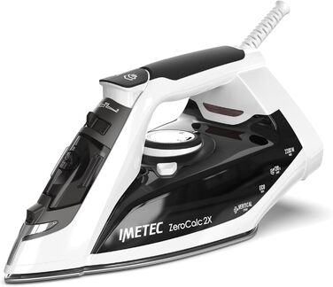Праска з парою Imetec ZeroCalc Z1 2800 з технологією AntiCalc, керамічна підошва, 2200 Вт, 130 г/хв, функція очищення від накипу