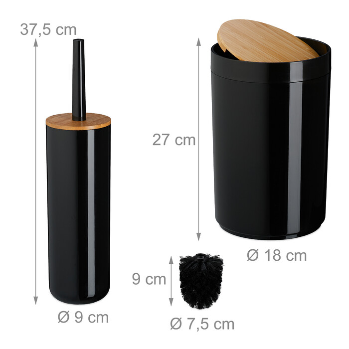 Relaxdays 7-Piece Bathroom Set