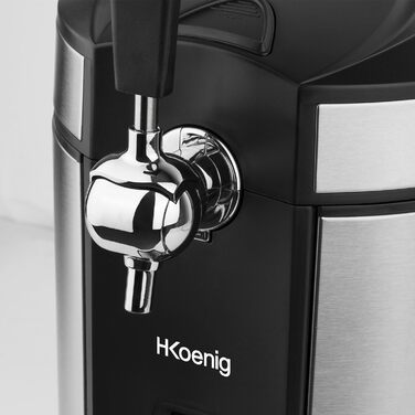H.Koenig Bierzapfanlage BW1880: Система для розливу пива з інтегрованим охолодженням, сумісна з 5-літровими баками