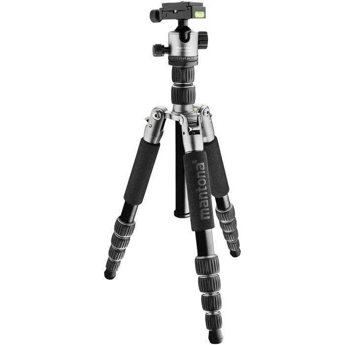 Штатив Mantona Light Traveller 131.5 см: легкий фотоштатив з кульковою головкою та Arca-Swiss