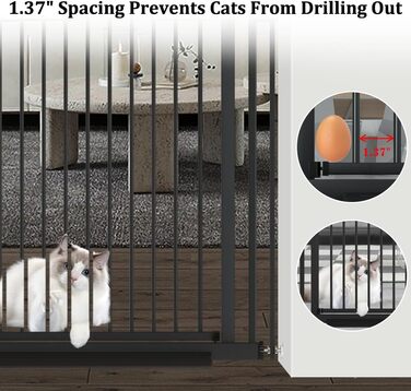 Захисне гiтер для домашнiх тварин Xifamniy, 155 см, без свердлiння. Безпека для дiтей та тварин