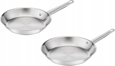 Набір сковорідок Tefal Professional 24/28 см, нержавіюча сталь, для індукційних плит