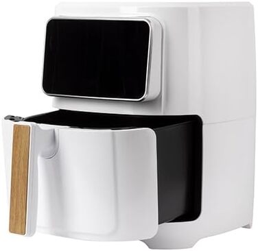 Фритюрниця без оливи Bergner Naturally з керамічним покриттям, 1800W, 6.9L, 8 програм, регулювання температури 80-200°C, таймер до 30 хв