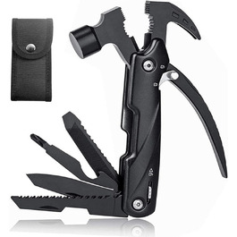 Багатофункціональний молоток-інструмент 12 в 1 для чоловіків, подарунок тато, чоловік, кемпінг, туризм, надзвичайні ситуації