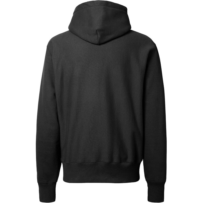 Чоловічий худі Champion Reverse Weave, комфортний флісовий світшот з капюшоном, чорний, розмір L