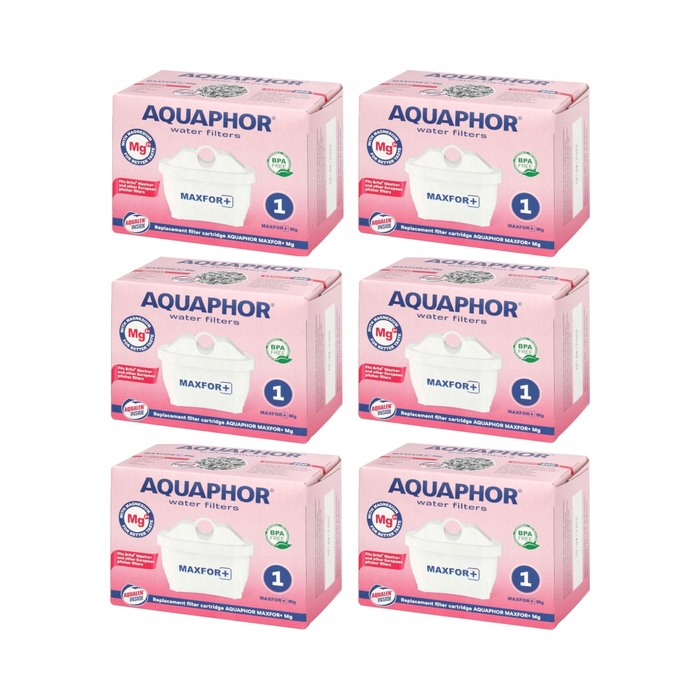 Смінні фільтрувальні картриджі для глека Aquaphor Maxfor B25, 6 шт.