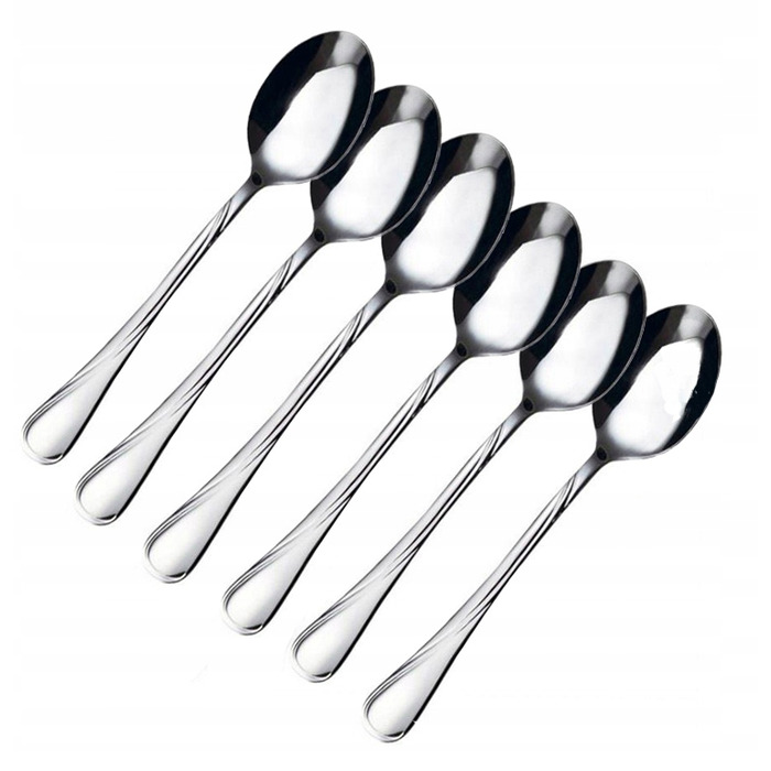 Набір столових приборів Kinghoff на 72 предмети для 12 осіб, метал, глянцевий