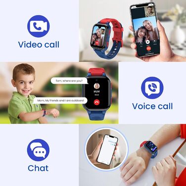 Дитячий розумний годинник LAGENIO K9 4G з GPS, AMOLED, 1.78