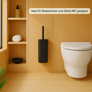Relaxdays Toilet Brush with Wall Holder