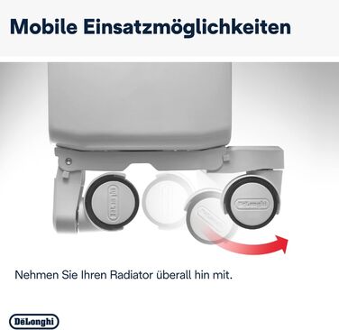 Радіатор масляний De'Longhi Dragon 4 Pro TRDX41025E, 2500 Вт, білий, з таймером та захистом від замерзання