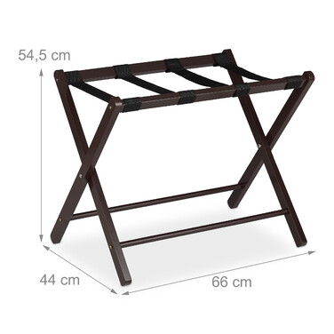Relaxdays Folding Wooden Suit Rack