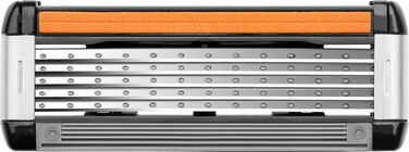 Чоловіча бритва BIC Hybrid 5 Flex, вологий гоління, 5 лез, з алое вера та вітаміном E, з тримером для точного гоління (1 бритва + 8 змінних касет)