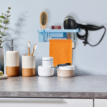 Wall-Mounted Hair Dryer Holder