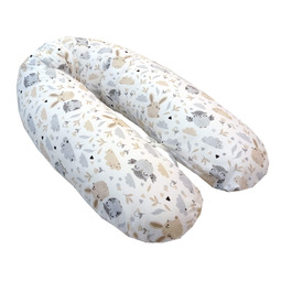 Подушка для годування та вагітності Emi&Sam 170см, чохол (тільки чохол), принт 