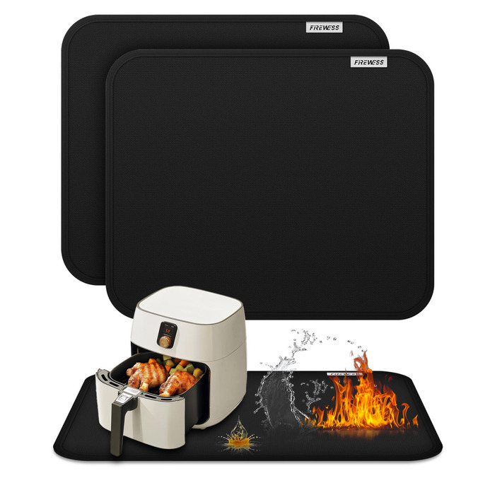 Термостійкі підкладки під фритюрницю та кавомашину 38x46 см (2 шт.)