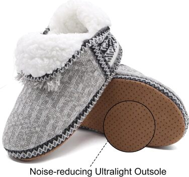 Тапочки халатні жіночі COFACE Lammfell, теплі, з м'якої вовни, сірі, 37/38 EU