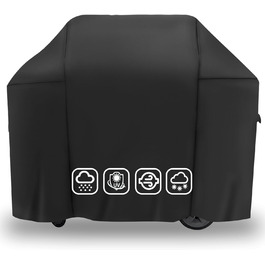 Чохол для гриля Weber Genesis II 300 серії, E-330/E-310/S-310/S-330/S-335/S-340, 147 см, 600D Оксфорд, водонепроникний, посилений