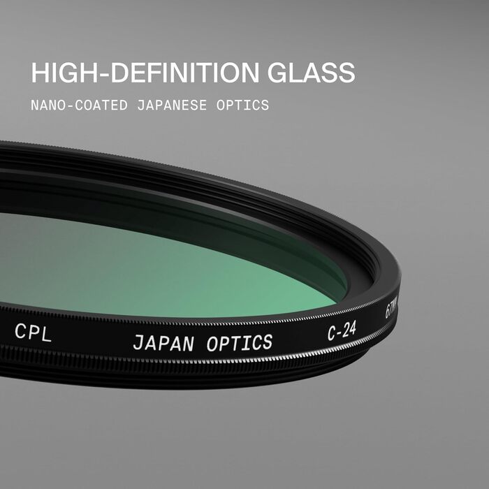 Поляризаційний фільтр Gobe CPL 55mm - для фото та відео