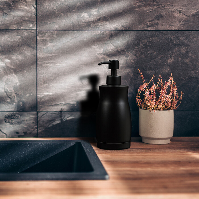 Relaxdays Stainless Steel Soap Dispenser 400 ml