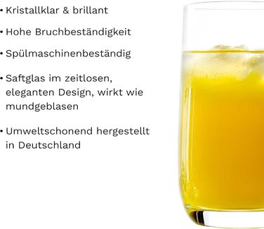 Набір келихів Stölzle Lausitz Weinland Longdrink 6 шт, 390 мл - Кришталеві келихи для коктейлів, води, соків - Міцні, для посудомийної машини