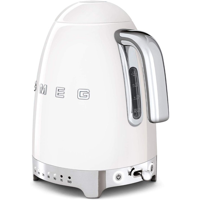 Smeg KLF04WHEU Kettle, 2400W, 1.7 liters, White