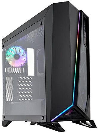 Корпус ПК Corsair SPEC-OMEGA RGB Mid-Tower ATX з загартованим склом, чорний