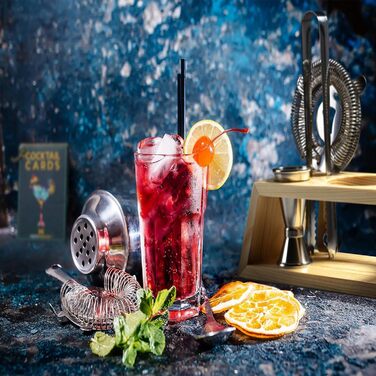 Набір шейкерів для коктейлів, барний аксесуар, нержавіюча сталь, 10 предметів