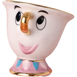 Керамічний чайний сервіз Tauras Beauty and the Best Mrs Potts з чашкою Chip, 4 предмети, фігурний дизайн