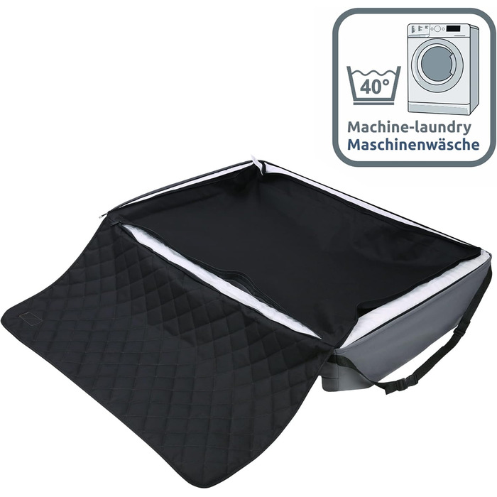 Валіза для собак Your Gear Termoli 100x70 см - захист для багажника авто, Oeko-Tex, миється - преміум захист багажника, кошик для собак, килимок для собак, туристичне ліжко для великих та малих собак