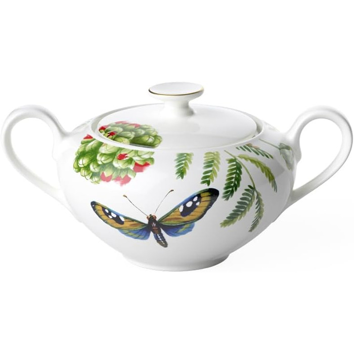 Villeroy & Boch 10-4381-0960 Amazonia Anmut Sugar/Jam Jar, Porcelain.